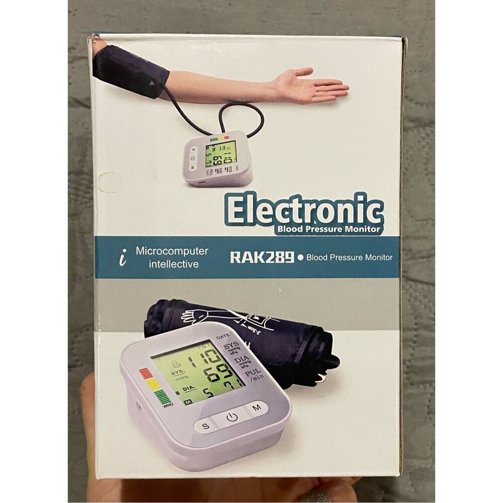 Electronic Blood Pressure Monitor Automatic Digital Display Voice